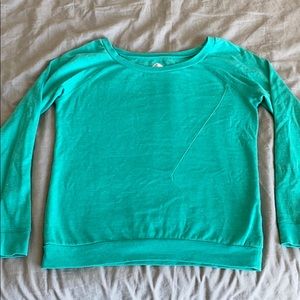 Volcom mint green sweatshirt size large.
